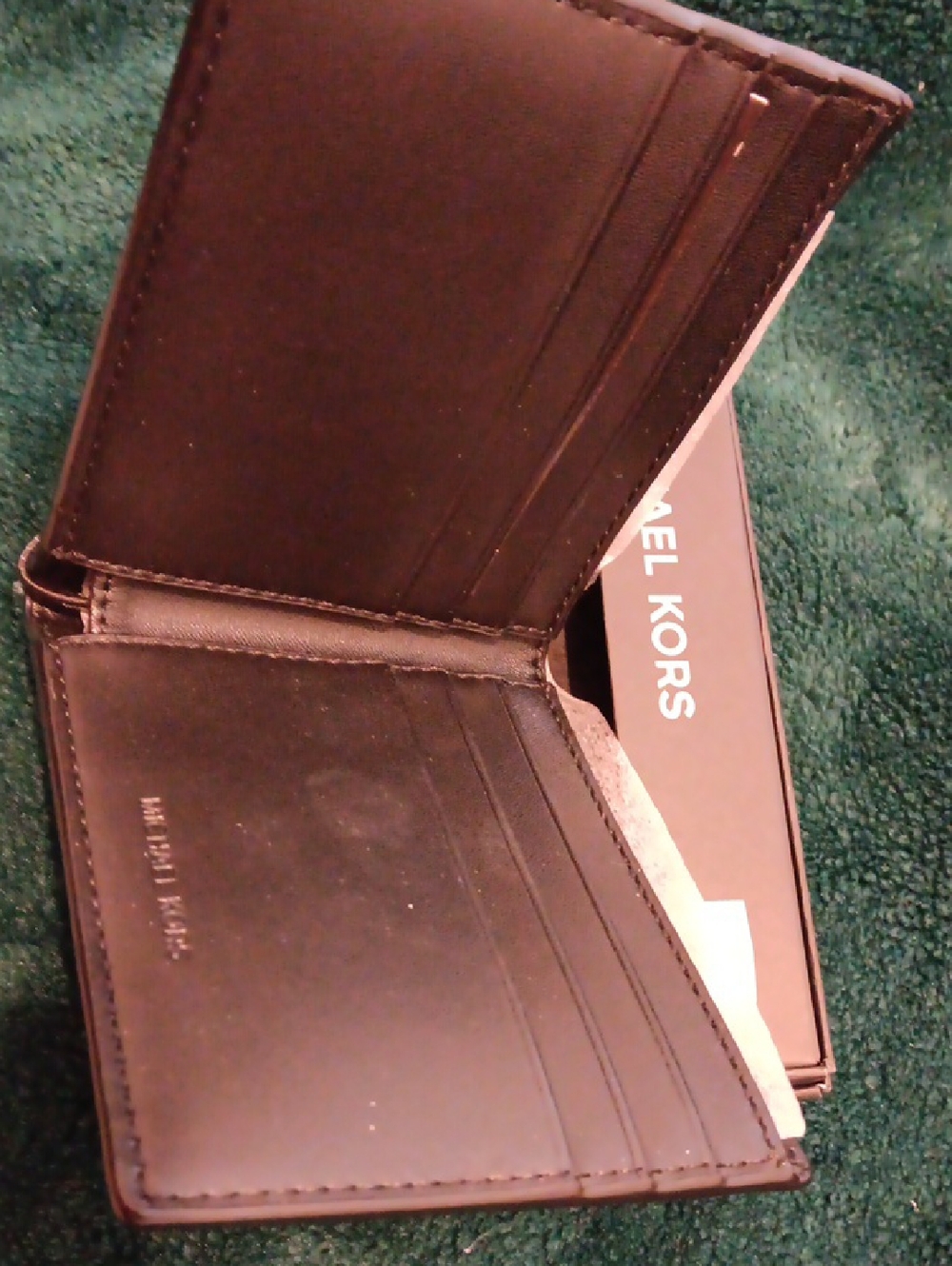 Michael Kors Men's MK Monogram Bifold Wallet - Brown - Picture 2 of 4